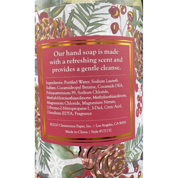 2 pk Pine Berry Scented Hydrating Hand Soap Refreshing Clementine 24 fl oz Each - Picture 4 of 5